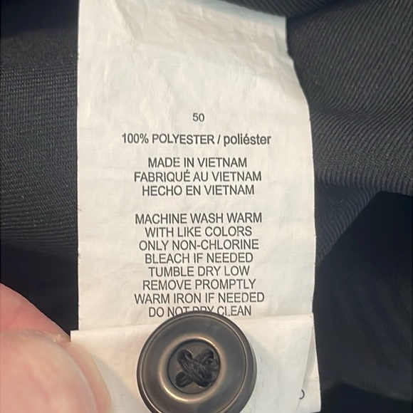 PGA Tour Men's Black Performance Golf Shorts Flat Front 100% Polyester Size 50 - Picture 4 of 4